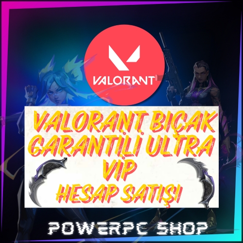  ⚡VALORANT⚡ULTRA KALİTELİ HESAP⚡BIÇAK GARANTİLİ RANDOM⚡